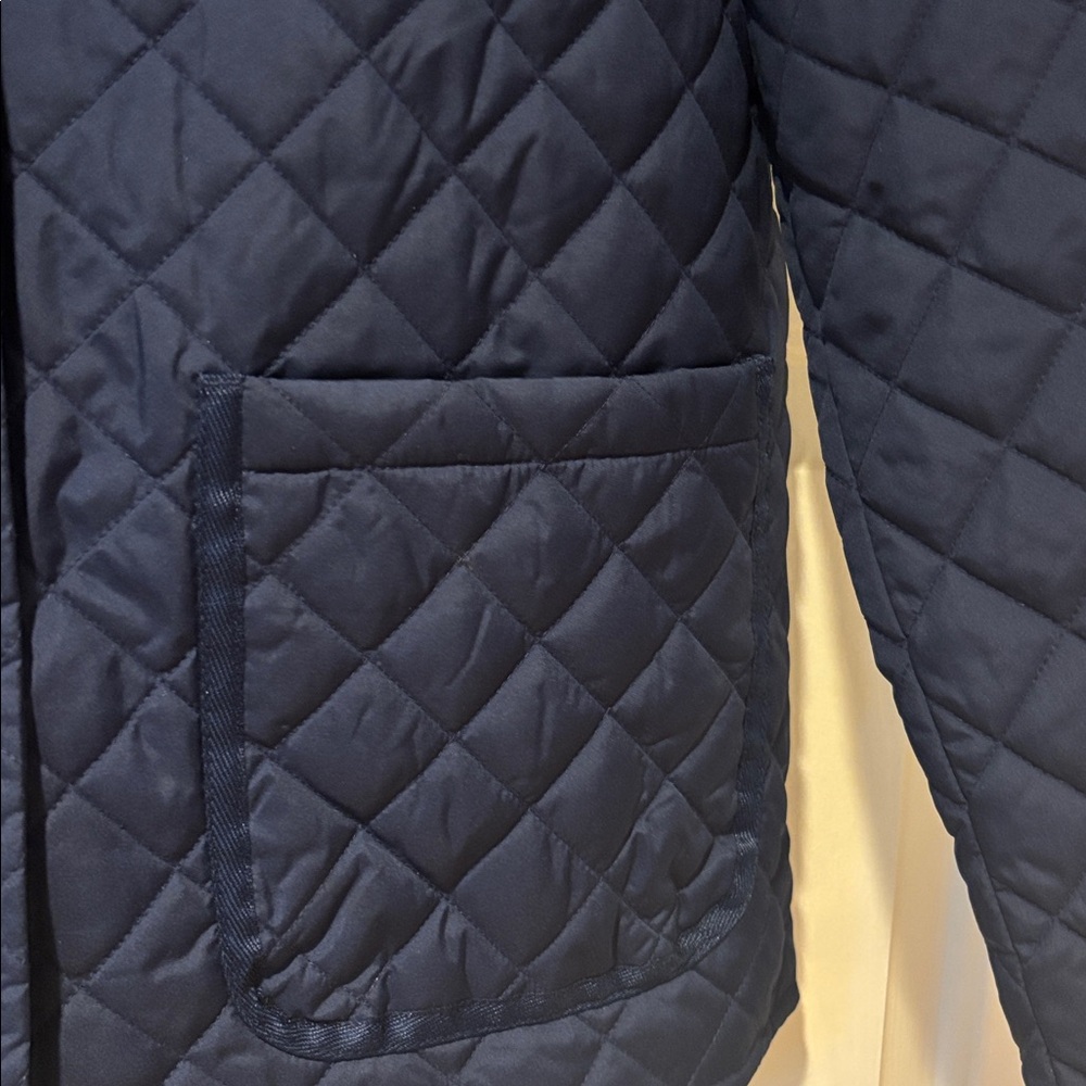 NWT J. Crew Crewcuts Navy Girls' Quilted Barn Jacket XL - Picture 6 of 9